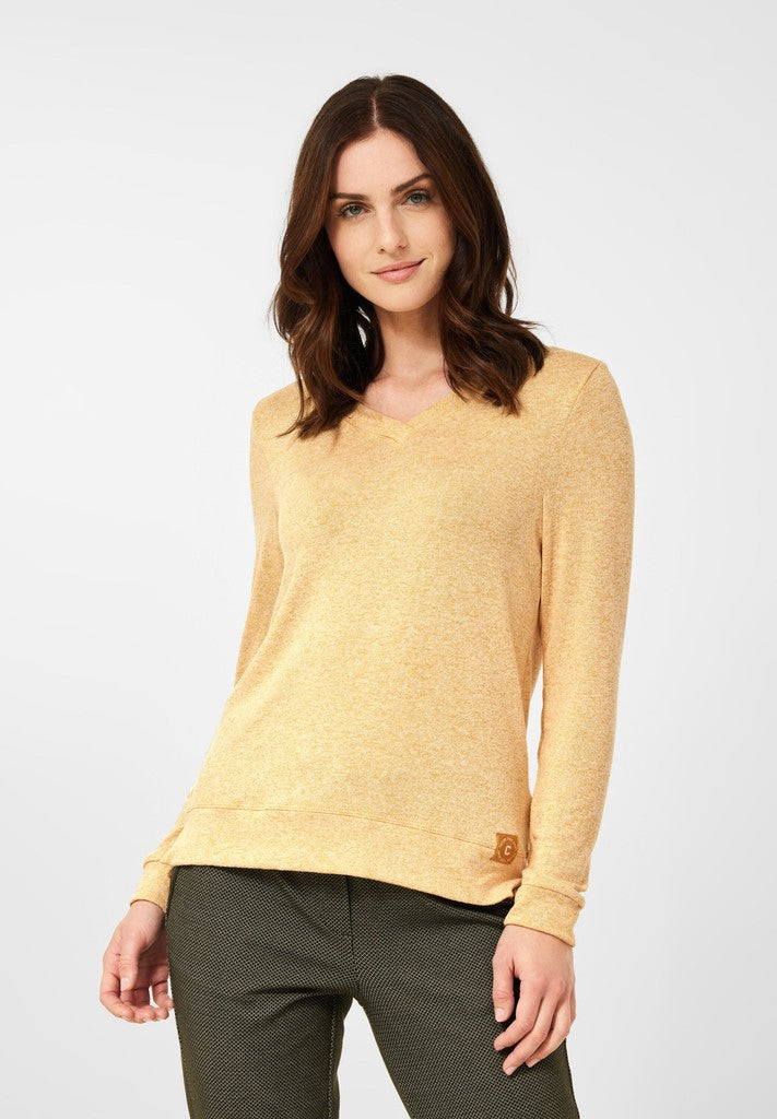 TOS Melange V-Neck