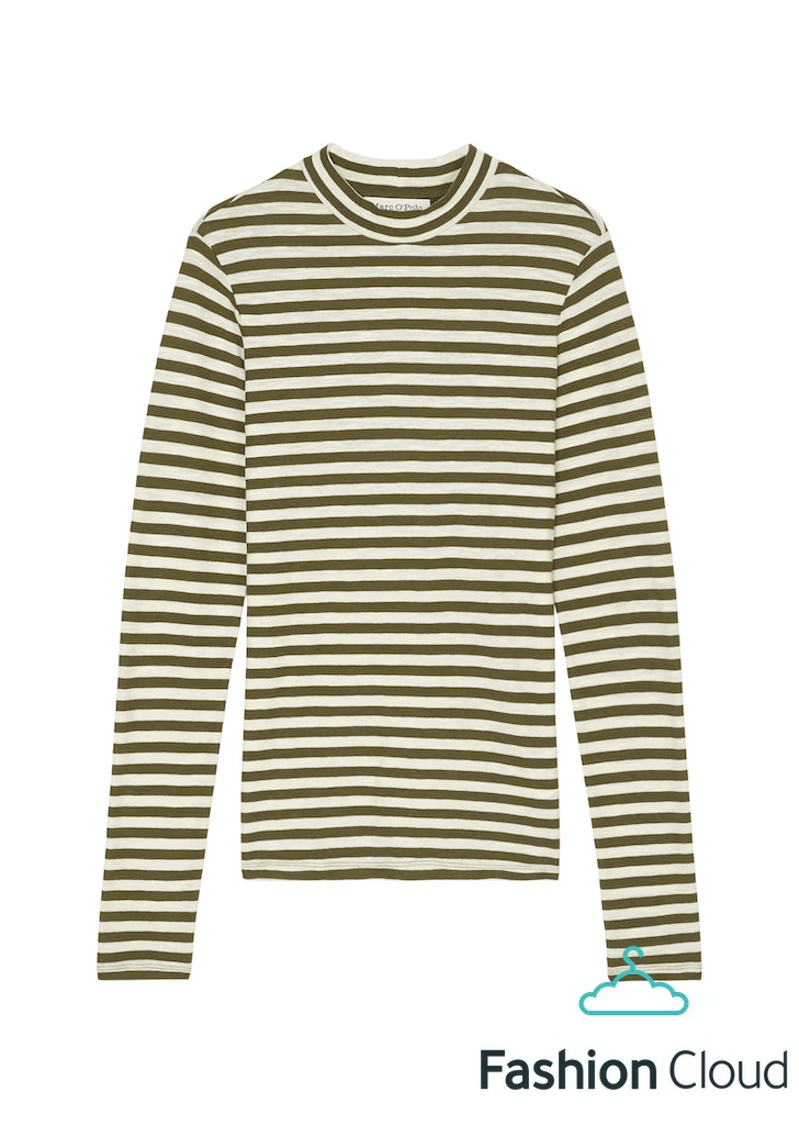 T-shirt, high neck, long sleev