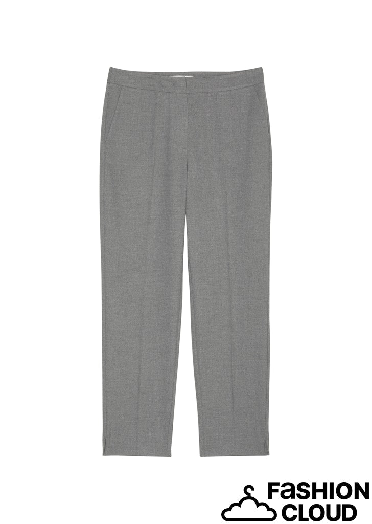 Pants, cigarette fit, slit det