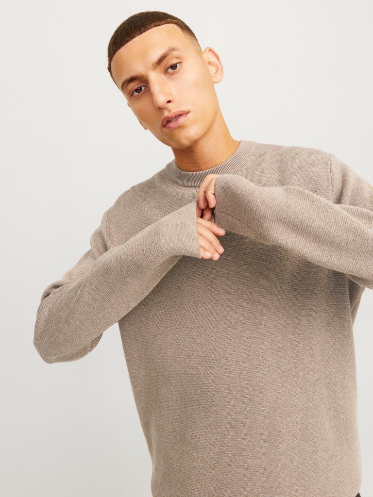 JPRBLAMILANO STITCH KNIT CREW