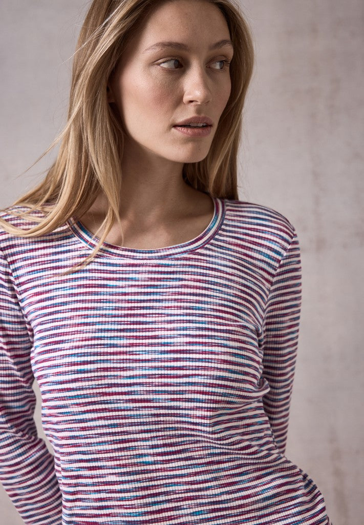 TOS Multi Melange Stripe Shirt