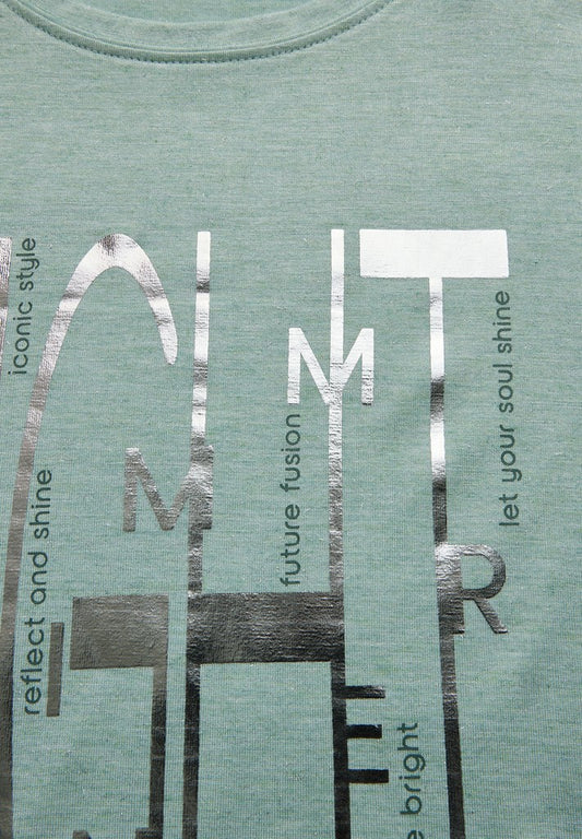 Glitter Shirt Foil Print