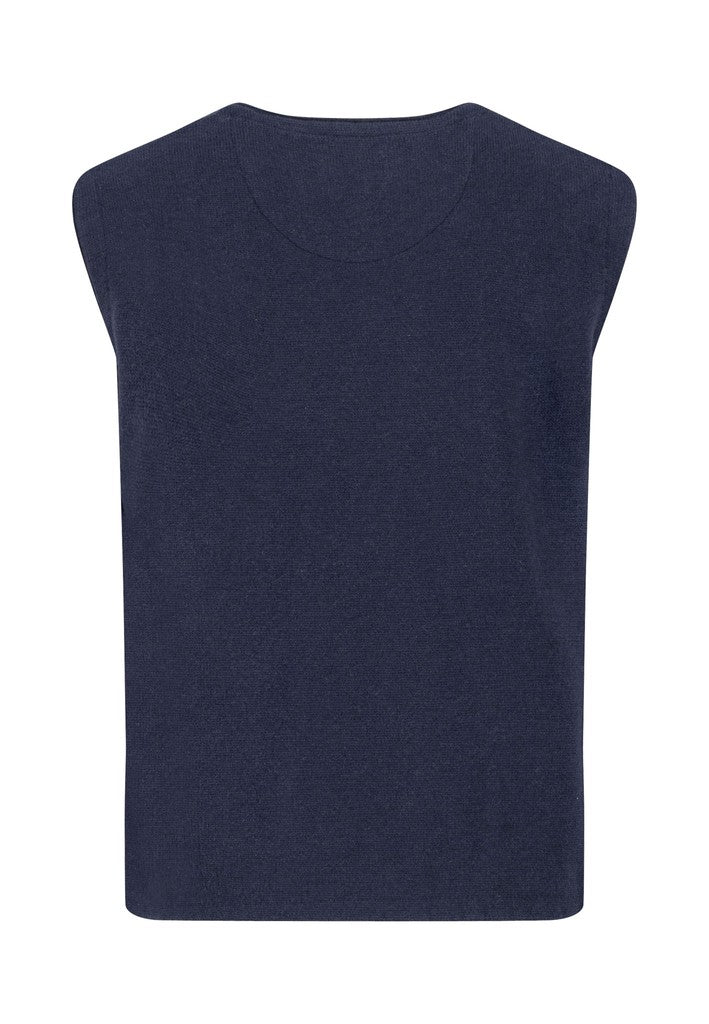 Buttoned Vest, Cotton Wool