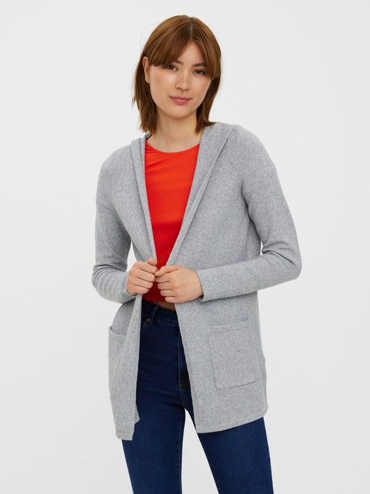 VMDOFFY LS OPEN HOOD CARDIGAN