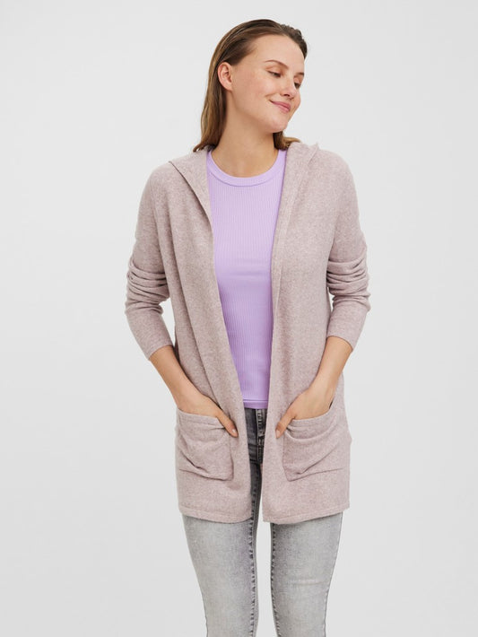 VMDOFFY LS OPEN HOOD CARDIGAN