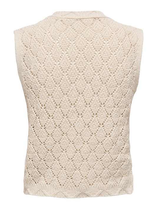 ONLCHILI S/L STRING VEST KNT NOOS