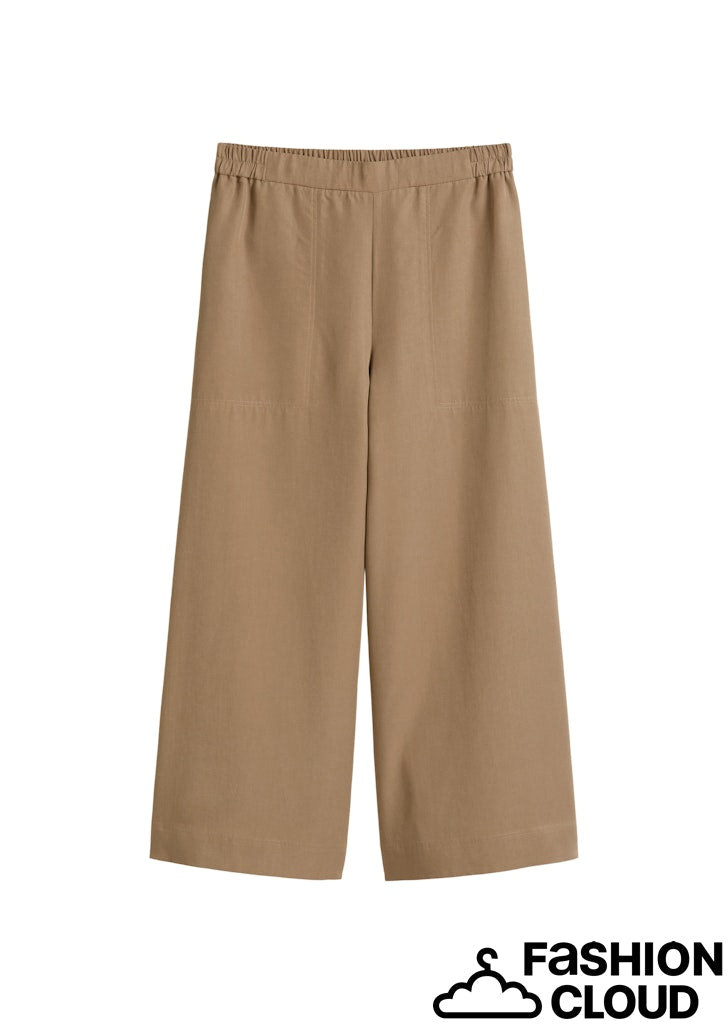 Pants, culotte style, elastic