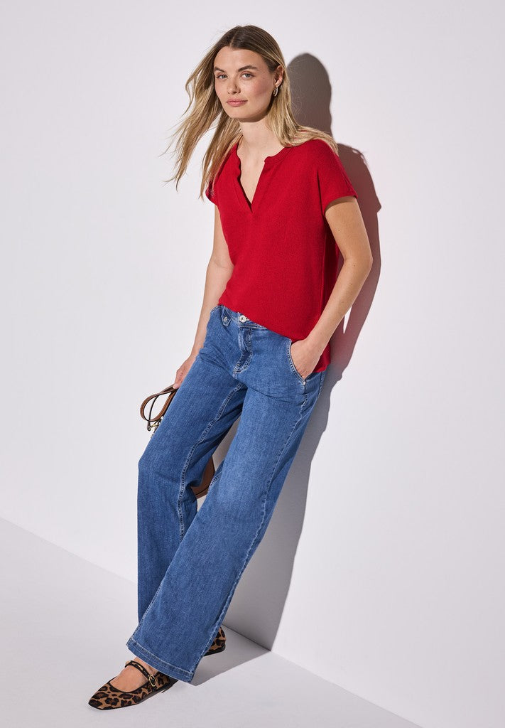summer knit look shirt
