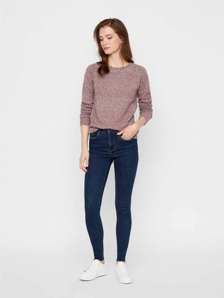 VMDOFFY LS O-NECK BLOUSE GA NOOS