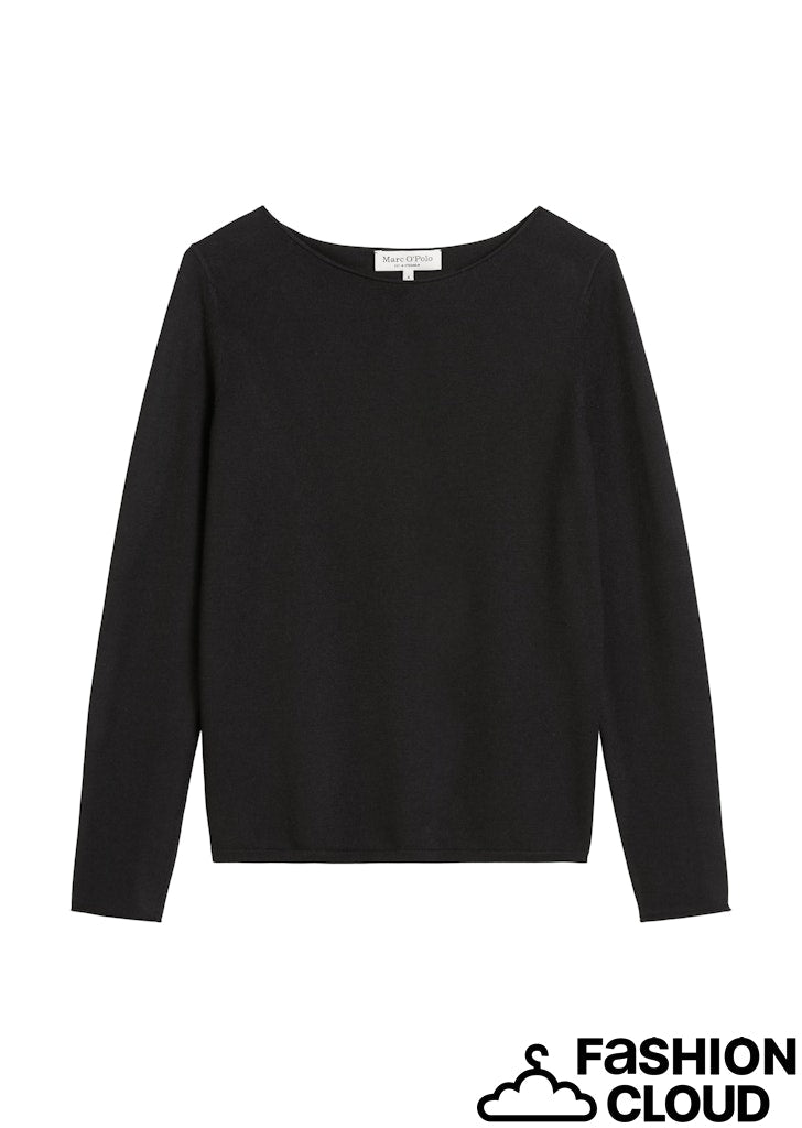 Pullover, longsleeve, boat nec