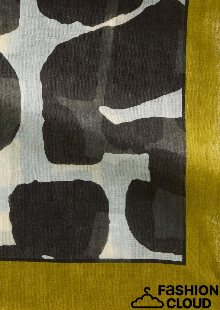 Scarf, woven, cotton-modal, va