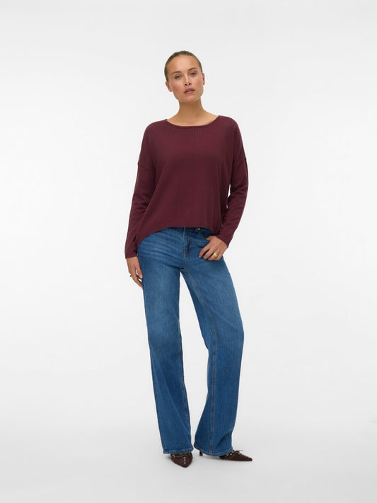 VMBREEZE AURA LS ZIPPER BLOUSE