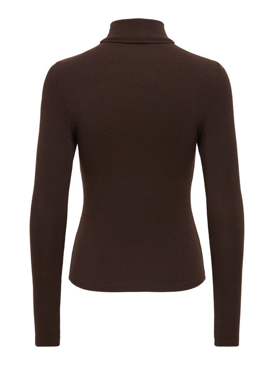 ONLGLAMOUR L/S ROLL-NECK TOP JRS NO