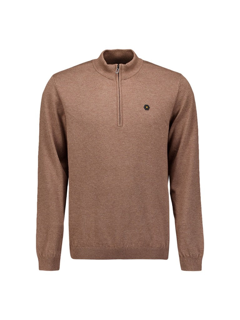 Pullover Half Zip Melange