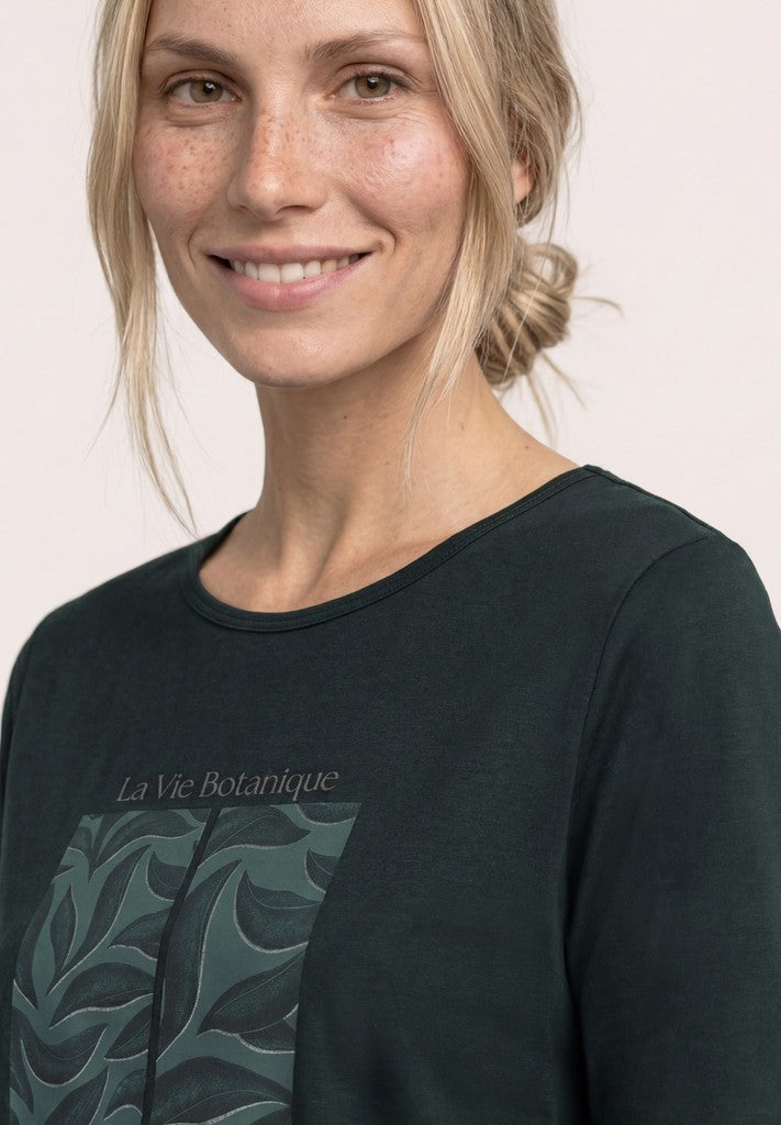 leaf artwork shirt