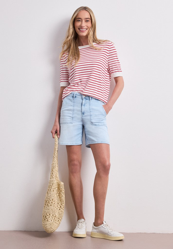 QR Style Shorts,hw,bleached