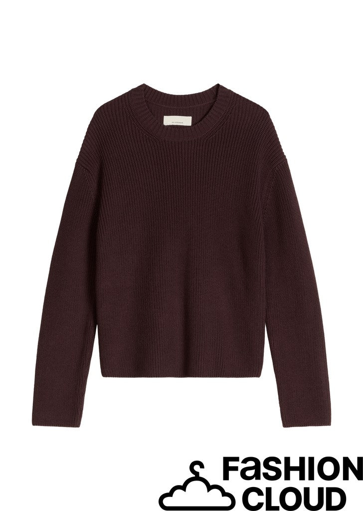 Pullovers, LSL, Round-Neck, Slits