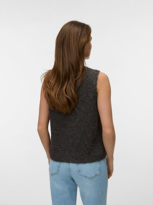 VMNOVAH SL O-NECK BUTTON VEST NOOS