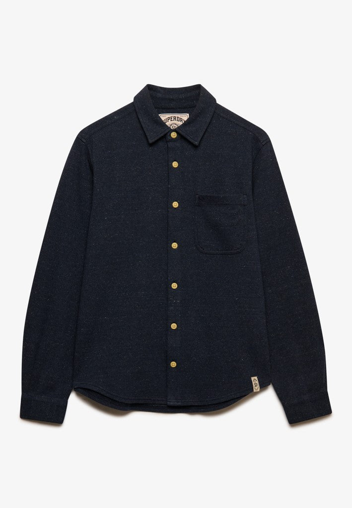 TWILL TWEED JERSEY SHIRT