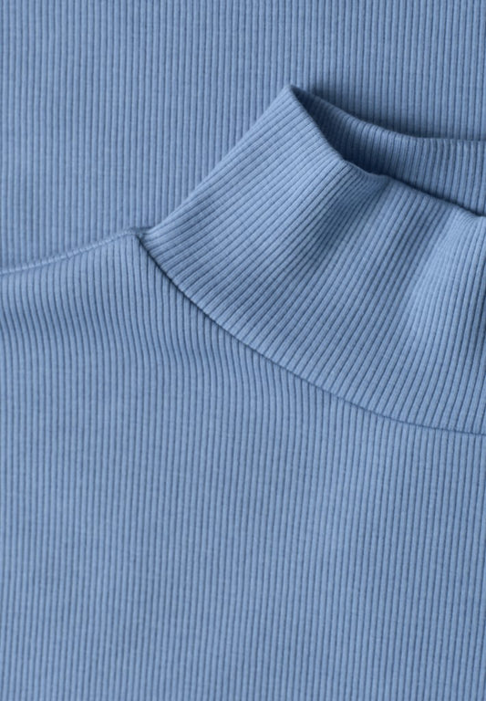 rib turtle neck shirt
