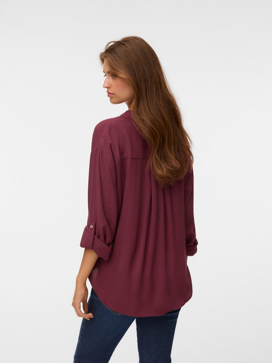VMAURA LS SHIRT WVN NOOS