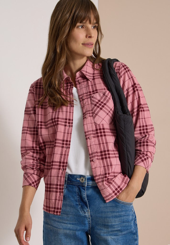 TOS Check Corduroy Blouse