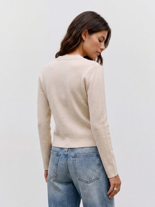 VMMILLE LS V-NECK CARDIGAN NOOS