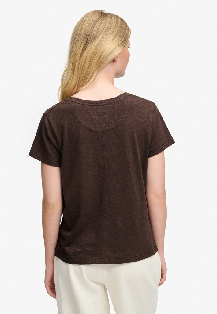 STUDIOS SLUB EMB VEE TEE