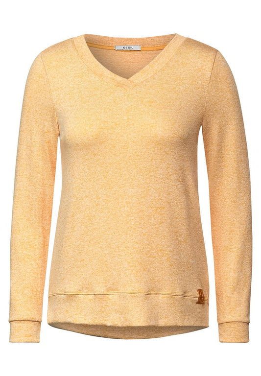 TOS Melange V-Neck