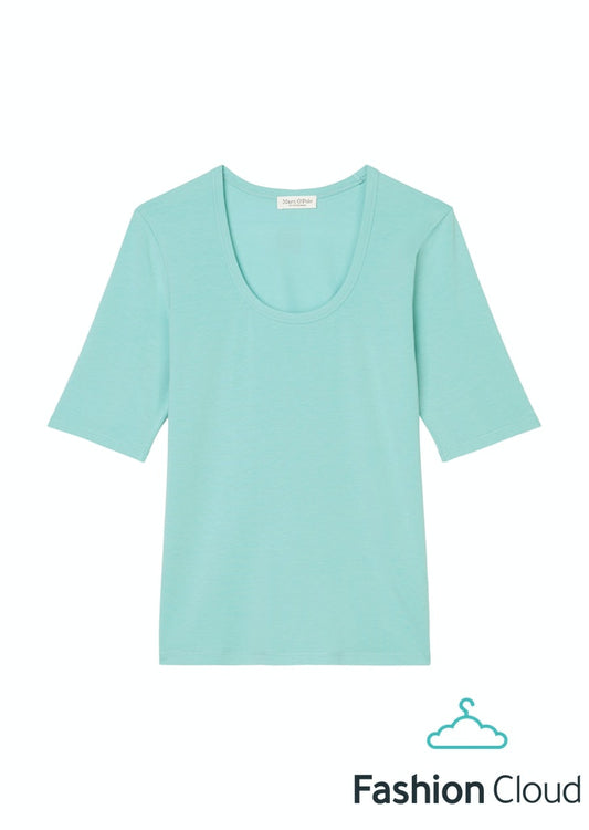 T-shirt, short sleeve, deep ro