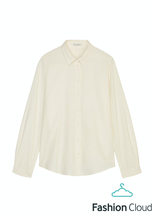 Blouse, kent collar, long slee