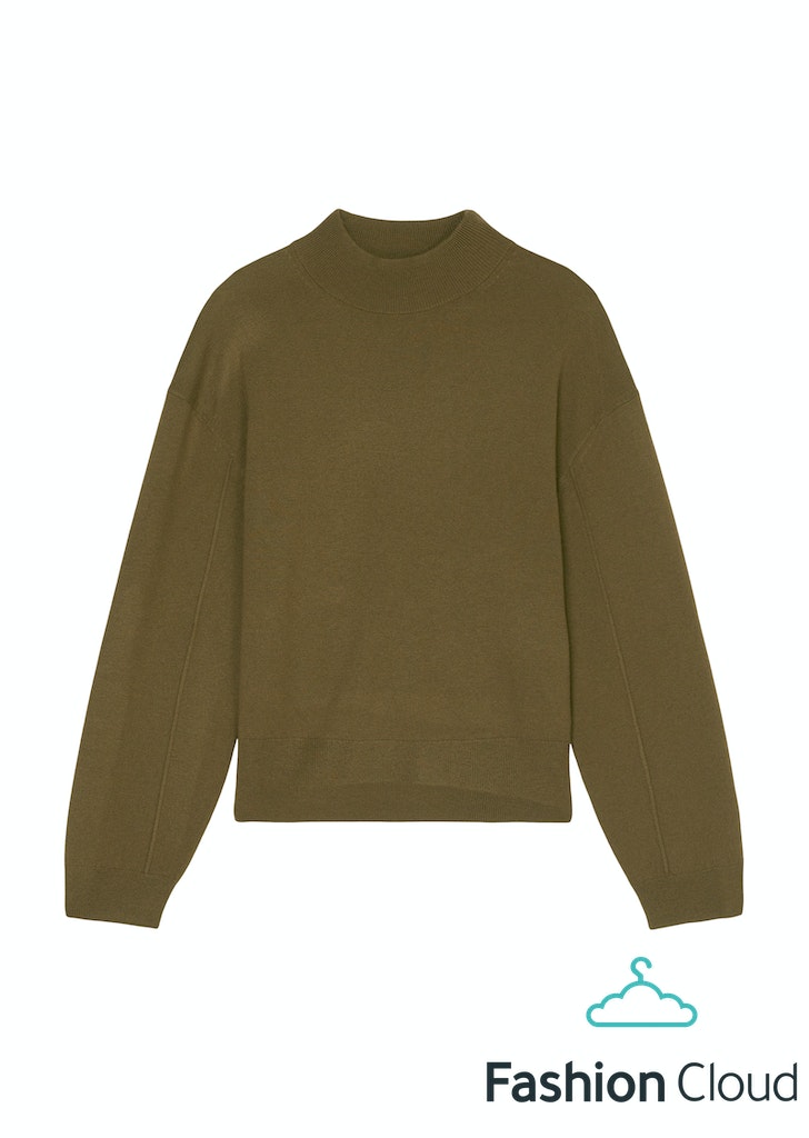 Pullover, longsleeve, stand up