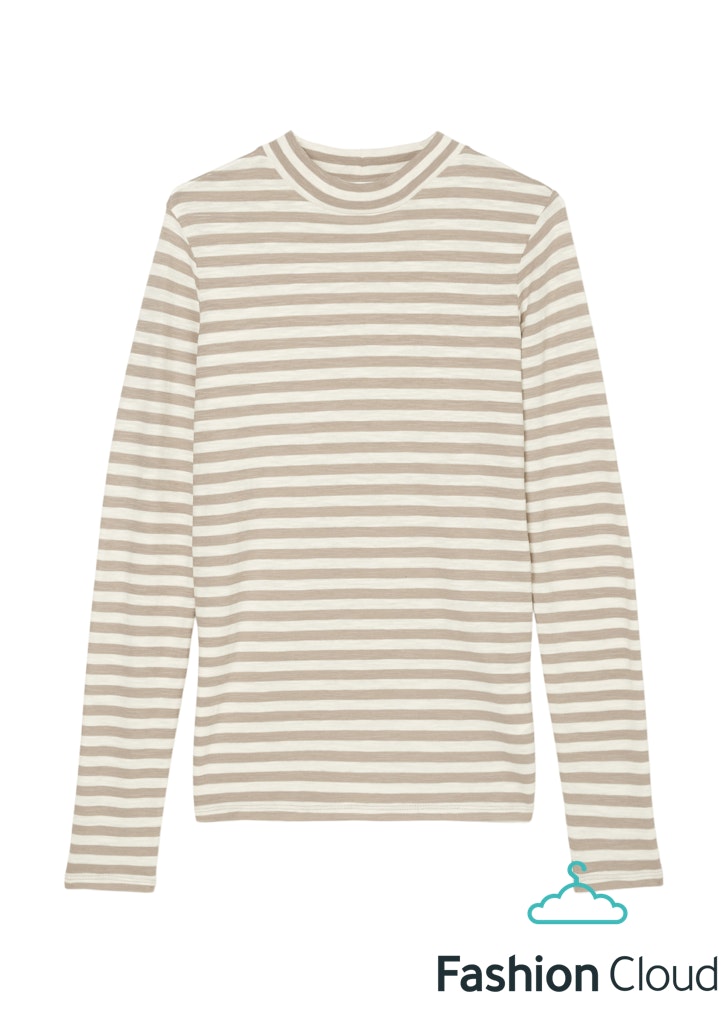 T-shirt, high neck, long sleev