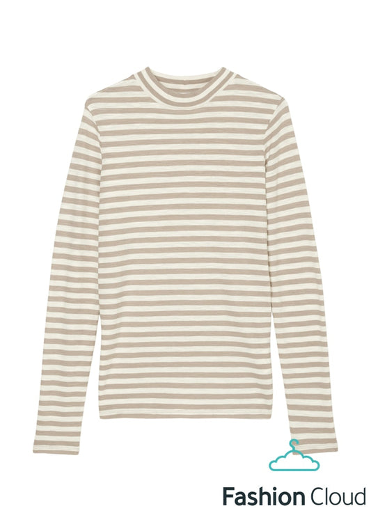 T-shirt, high neck, long sleev