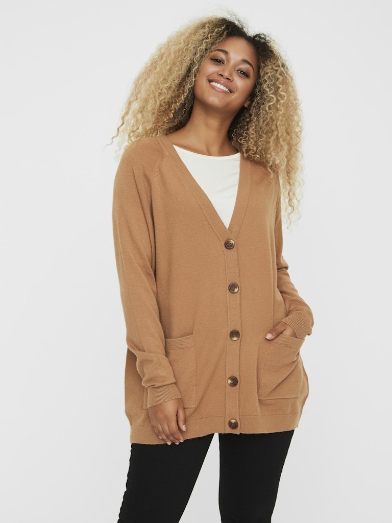 VMCHOU KARIS LS BUTTON CARDIGA