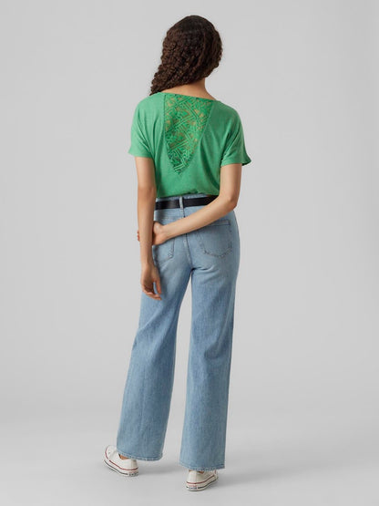 VMMARIJUNE SS LACE TOP JRS