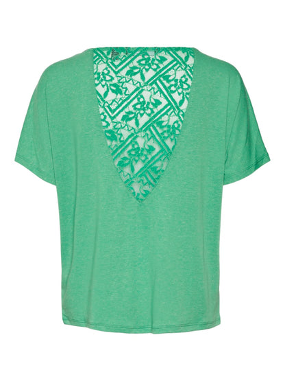 VMMARIJUNE SS LACE TOP JRS