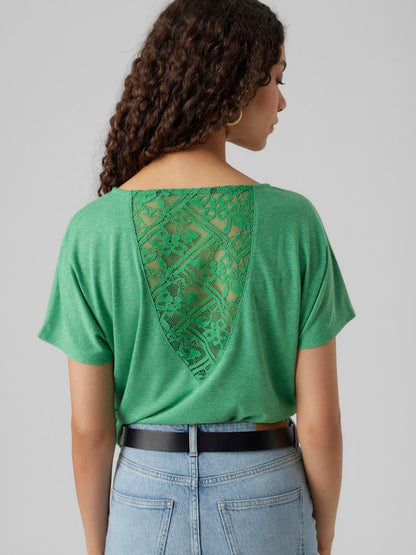 VMMARIJUNE SS LACE TOP JRS