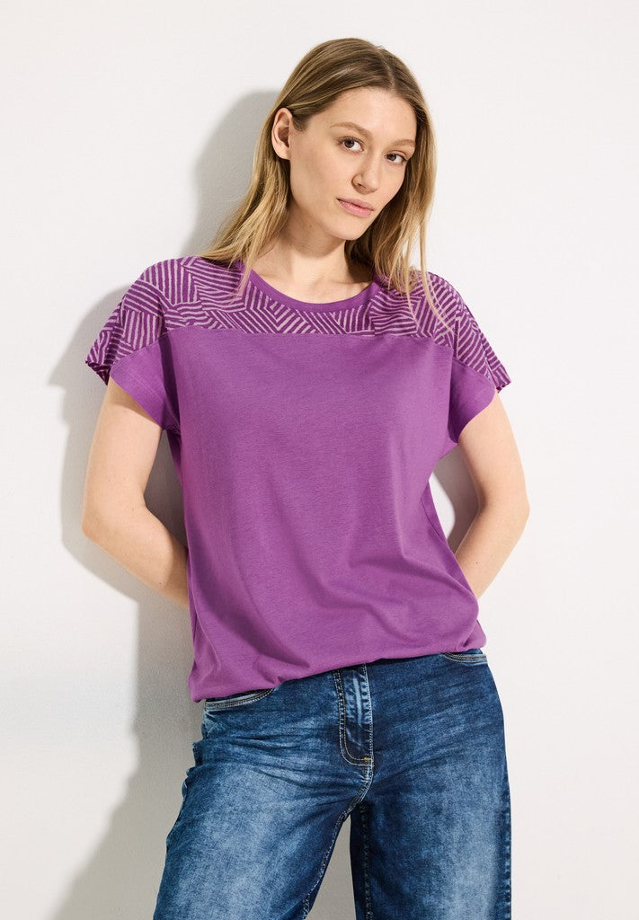 TOS Burnout Mix Shirt Solid