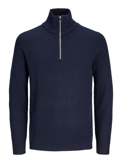 JJEPERFECT KNIT HALF ZIP SN