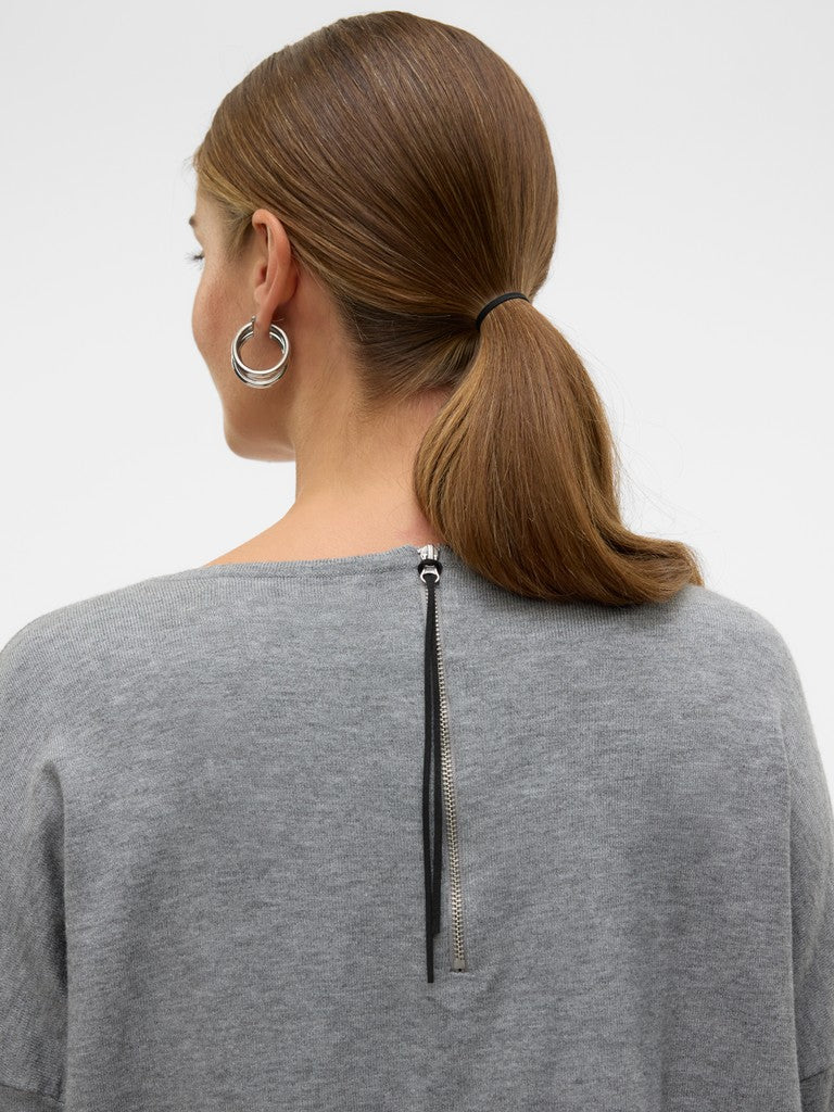 VMBREEZE AURA LS ZIPPER BLOUSE