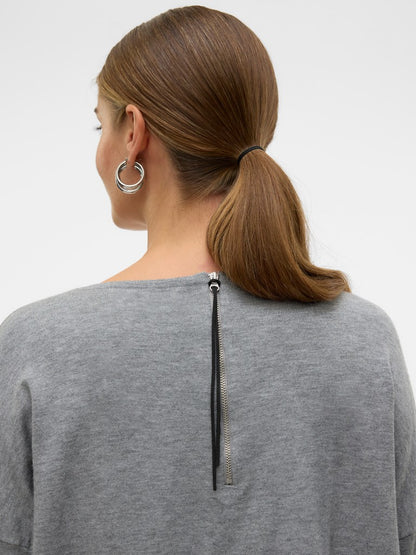 VMBREEZE AURA LS ZIPPER BLOUSE