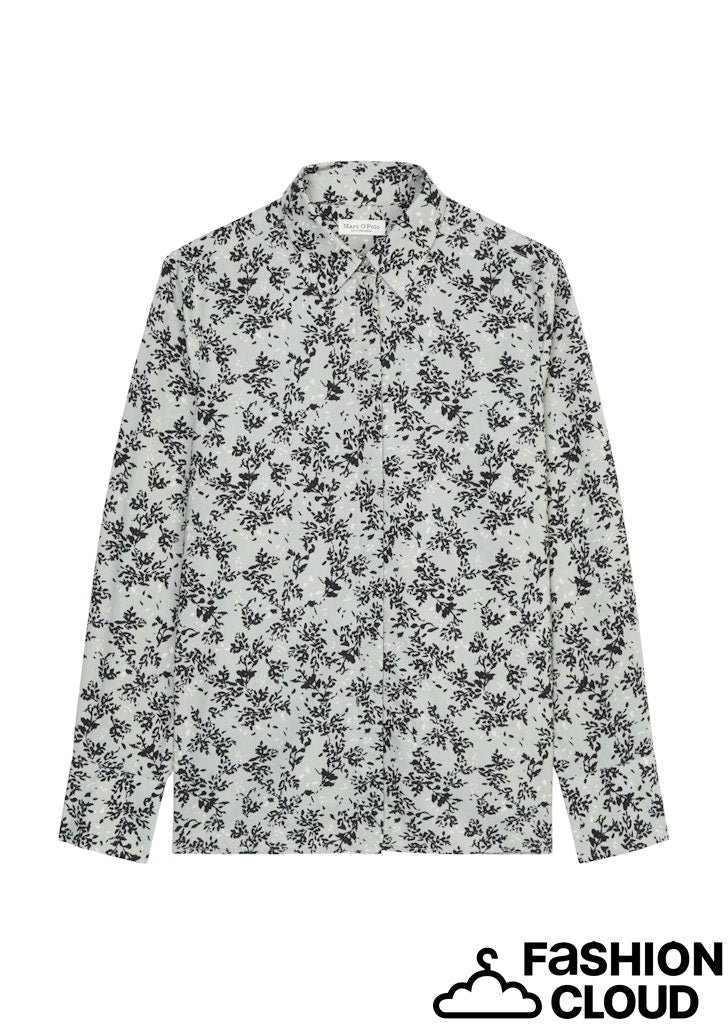 Blouse, casual fit, kent colla