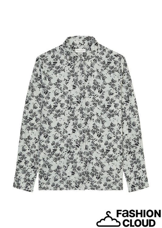 Blouse, casual fit, kent colla