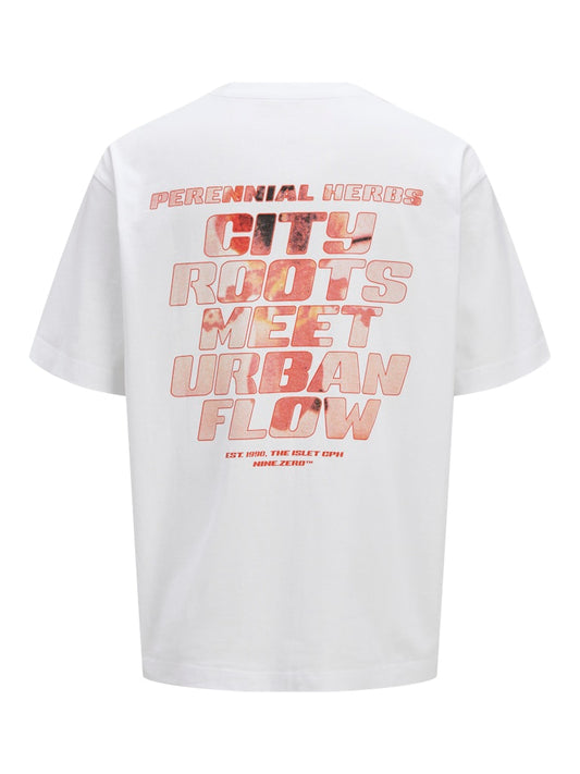 JCOINTERLUDE FLORAL BACK TEE S
