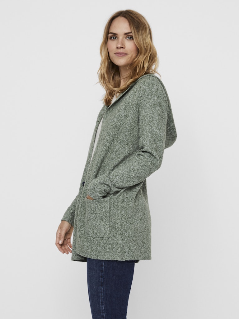 VMDOFFY LS OPEN HOOD CARDIGAN