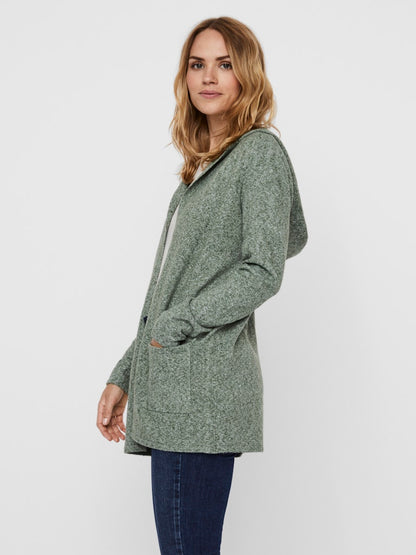 VMDOFFY LS OPEN HOOD CARDIGAN