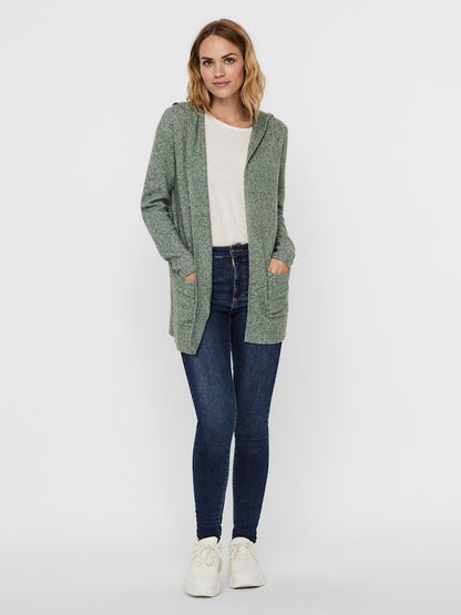 VMDOFFY LS OPEN HOOD CARDIGAN