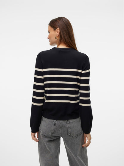 VMSABA PLAIN LS O-NECK PULLOVE