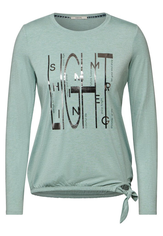 Glitter Shirt Foil Print